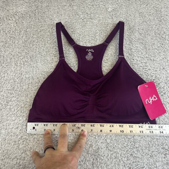Rykä® Purple / Plum Racerback Workout Padded Sports Bra Size XL NWT - Picture 7 of 7